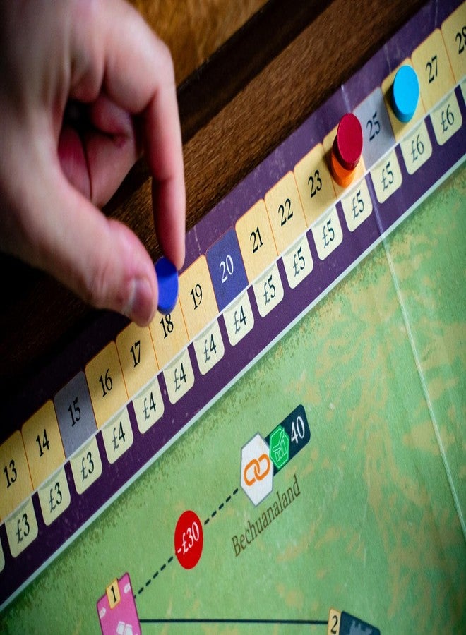 Capstone Games Age of Rail: South Africa, Strategy Board Game of Building Railroads, 60 Minute Play Time, 3 to 6 Players, Ages 14 and Up - Image 5